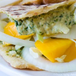 Pesto Mango Pitas