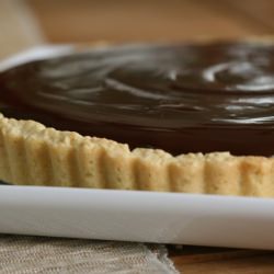 Chocolate-Crunched Caramel Tart