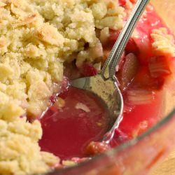 Rhubarb Crumble