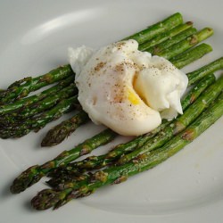 Roasted Asparagus and Poached Egg
