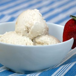Homemade Vegan Vanilla Ice Cream