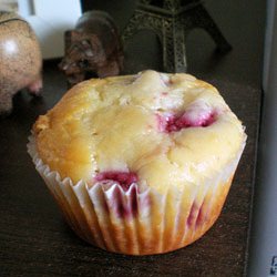 White Chocolate Raspberry Muffins