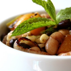 Grilled Corn and Bean Salad