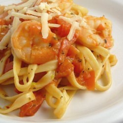 Spicy Shrimp Linguini