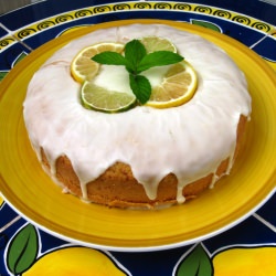 Citrus-Glazed Polenta Cake