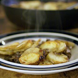 Chicken Mushroom and Potato Hot Pot