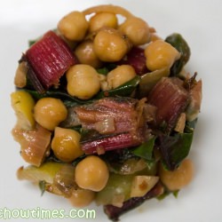 Chard with Chickpeas and Olives