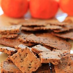 Whole Wheat and Sesame Crackers
