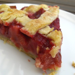 Tarte Fraise Rhubarbe