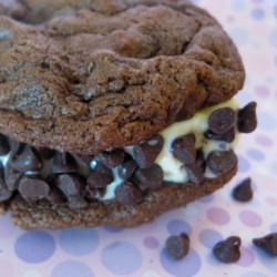 Chocolate Ice Cream Sandwich Cookie
