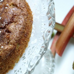 Ricardo’s Rhubarb Cake~