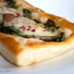 Duck Breast and Spinach Tart