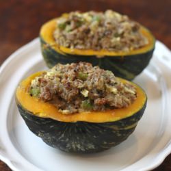 Baked Stuffed Kabocha