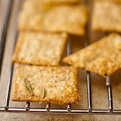 Parmesan Rosemary & Sesame Crackers