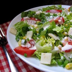 Chopped Salad with Spicy Dressing