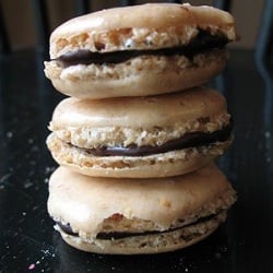 Hazelnut Macaron Sandwiches