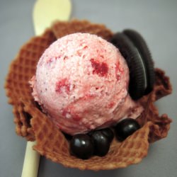 Strawberry Rhubarb Sherbet