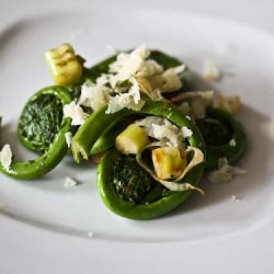 Sauteed Fiddlehead Ferns