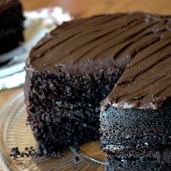 Deep Dark Chocolate Cake