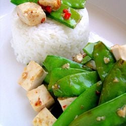 Snow Pea & Tofu Stir Fry
