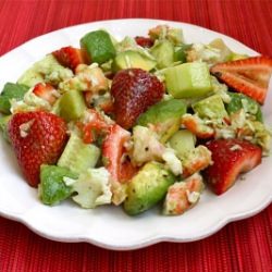 Crab And Strawberry Salad With Lime