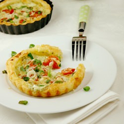 WIld Garlic Pesto Tartlettes