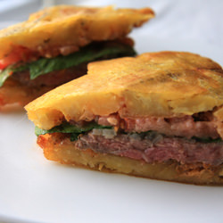El Jibarito (Plantain & Steak Sandwich)
