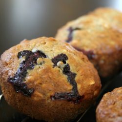 Bluberry-Banana-Oat Muffins