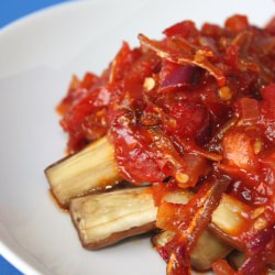 Spicy Eggplant (Terung Balado)