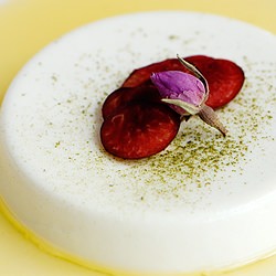 Rose Green Tea Panna Cotta