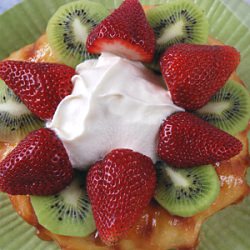 Savarin aux Kiwis et aux Fraises