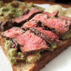Filet Mignon & Guacamole Sandwich