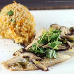Tilapia with Shiitake Mushrooms