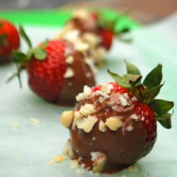 Nutty Chocolate Strawberries