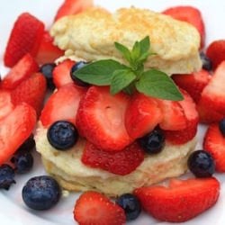 Lemon Buttermilk Shortcakes