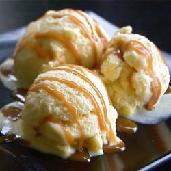 Honey Peach Bellini Ice Cream