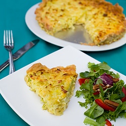 Cheese & Leek Quiche