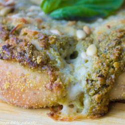 Beachy Green Pesto Pizza