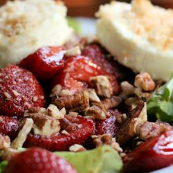 Roasted Strawberry Salad