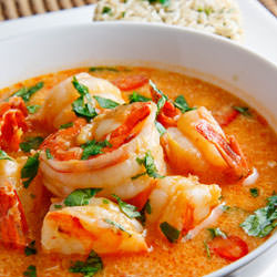 Singapore Chili Prawns