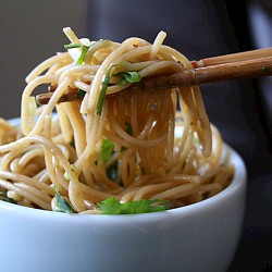 Sesame Noodles with Cilantro