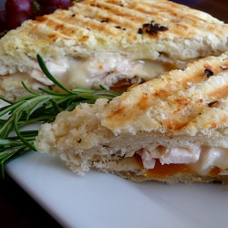 Chicken, Apricot & Brie Panini