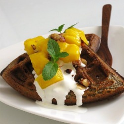 Yeasted Buckwheat Waffles