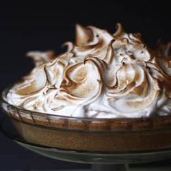 Lemon Brown Sugar Meringue Pie