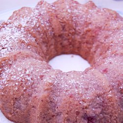 Lightened Up Strawberry Cake