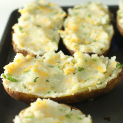 Double Baked Potatoes with Spice