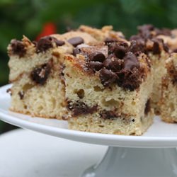 Cinnamon Choc Chip Sour Cream Cake