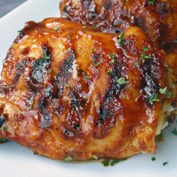 Barbecue Chicken with Mustard Glaze