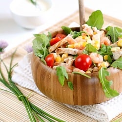 Insalata di Pollo, Gamberetti e Mai