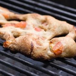 Grilled Tomato & Oregano Fougasse